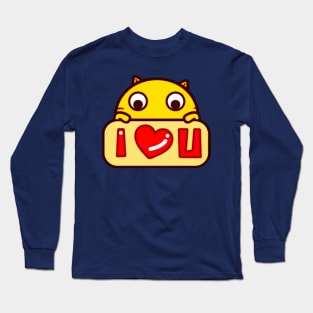 I Love You Cat Long Sleeve T-Shirt